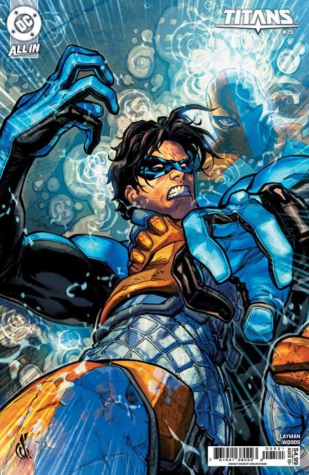 TITANS #25 CVR B CARLOS DANDA CARD STOCK VAR  DC Comics Comic Book 2025