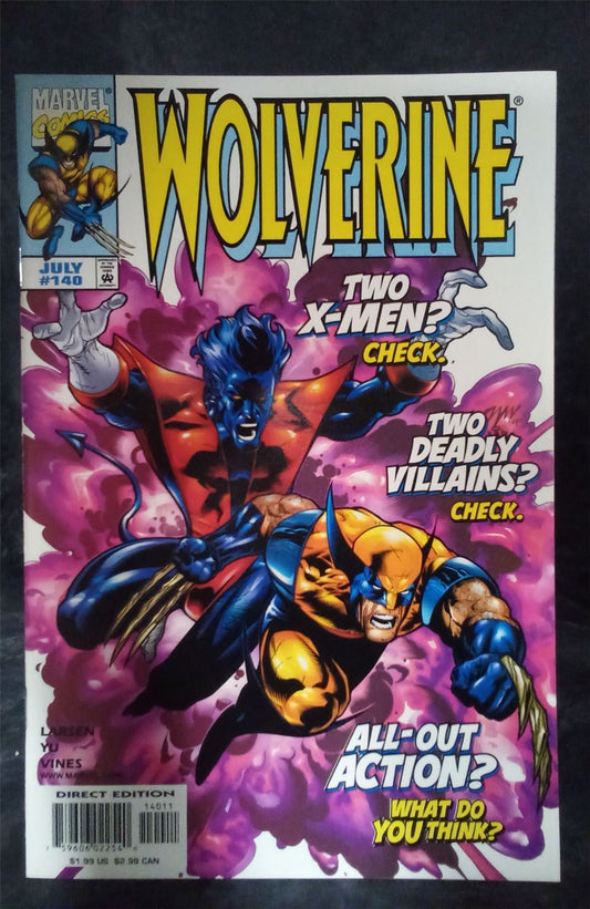 Wolverine #140 1999 Marvel Comics Comic Book