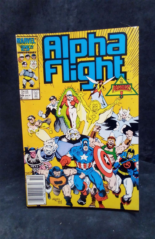 Alpha Flight #39 1986 Marvel Comics Comic Book