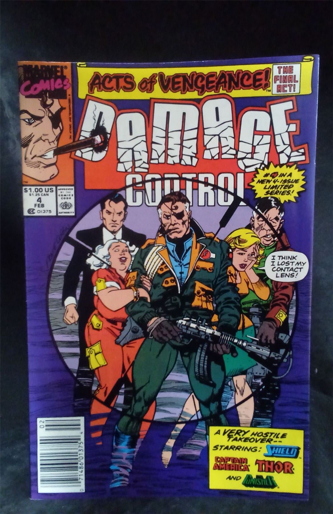 Damage Control #4 1990 Marvel Comic Book