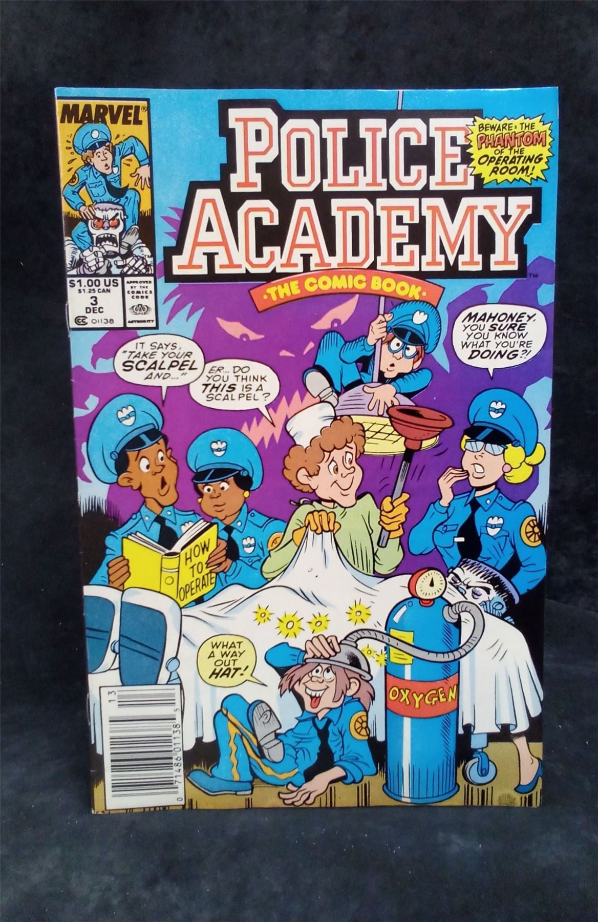 Police Academy #3 1989 Marvel Comics Comic Book