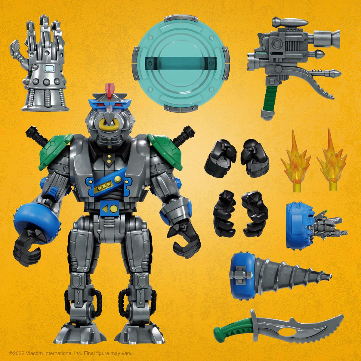 Tmnt Ultimates W7 Robot Bebop Action Figure