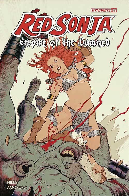 Red Sonja Empire Damned #2 Cvr A Middleton Dynamite Comic Book