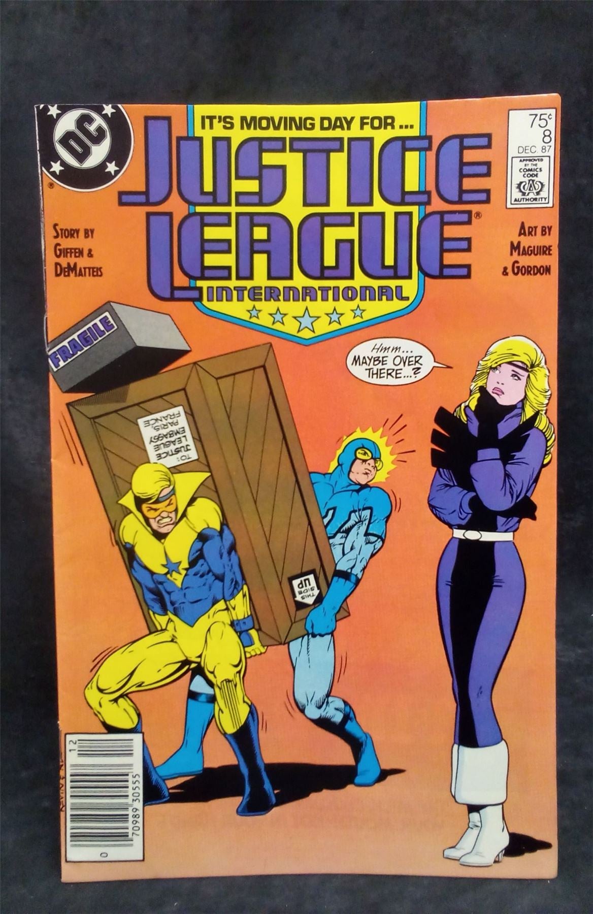 Justice League International #8 1987 DC Comics Comic Book