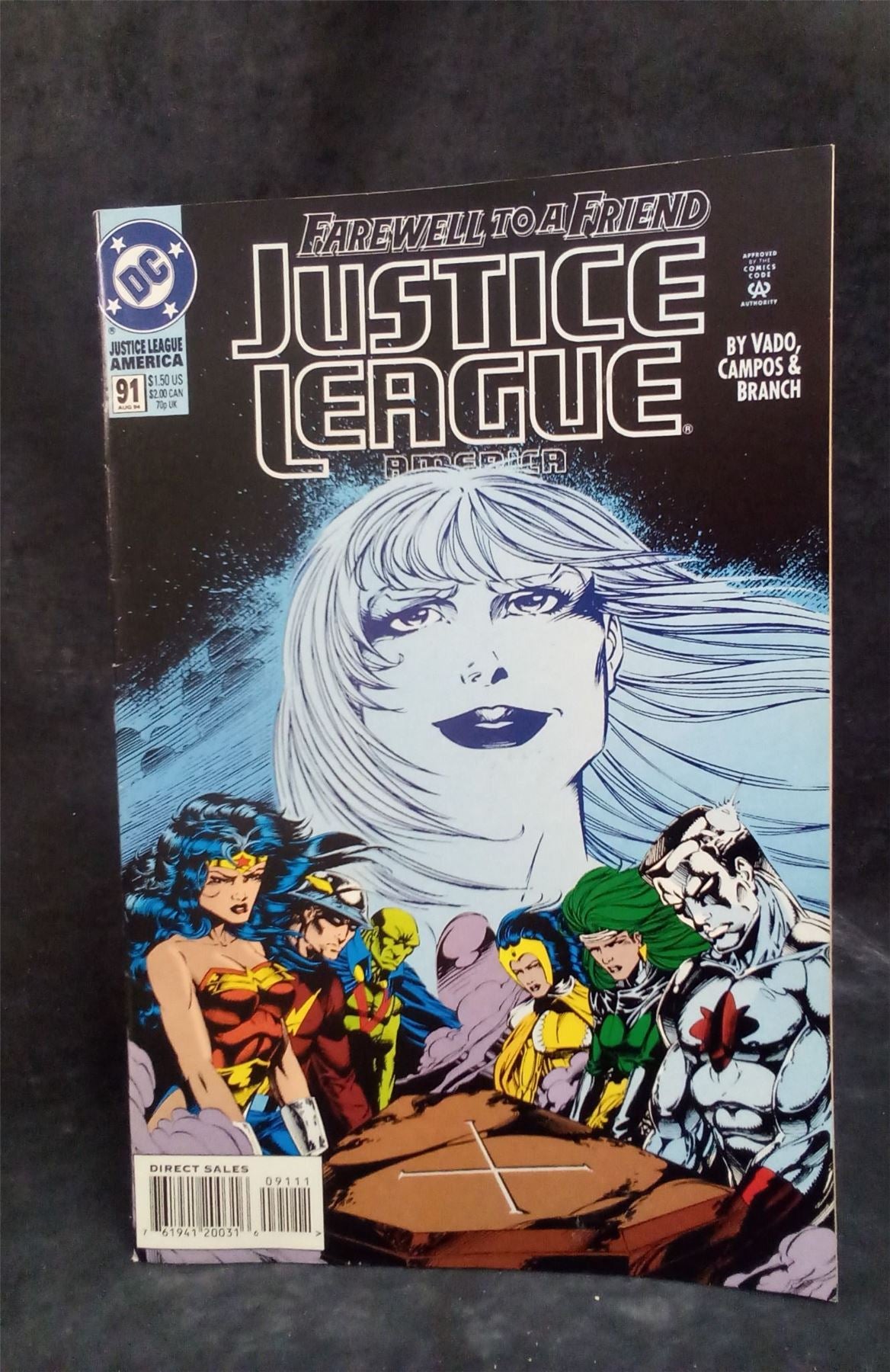 Justice League America #91 1994 DC Comics Comic Book