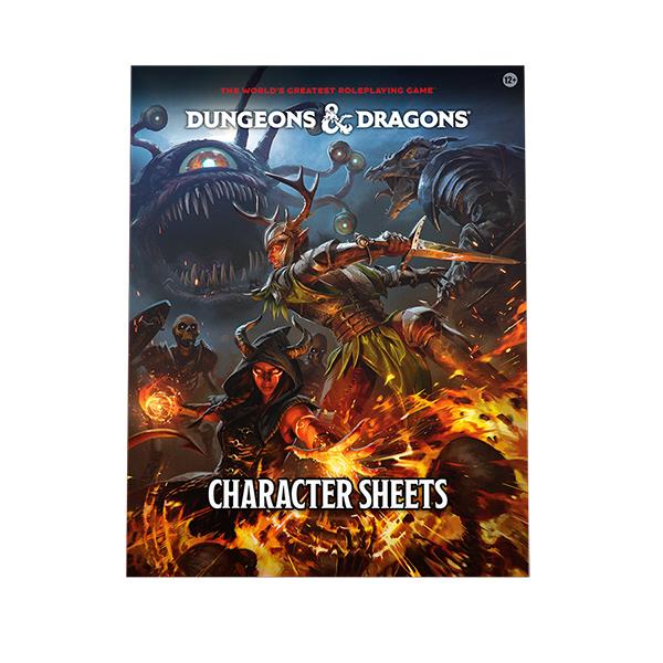 D&D 5E Character Sheets 2024 By Wizards of the Coast