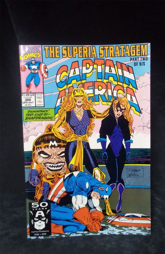 Captain America #388 1991 Marvel Comic Book