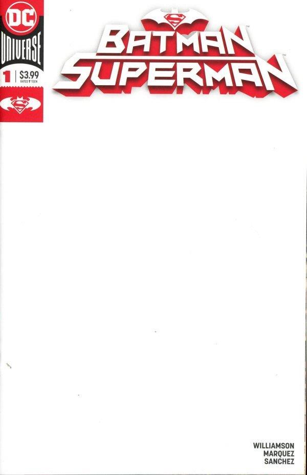 Batman Superman #1 (Blank Var Ed) DC Comics Comic Book