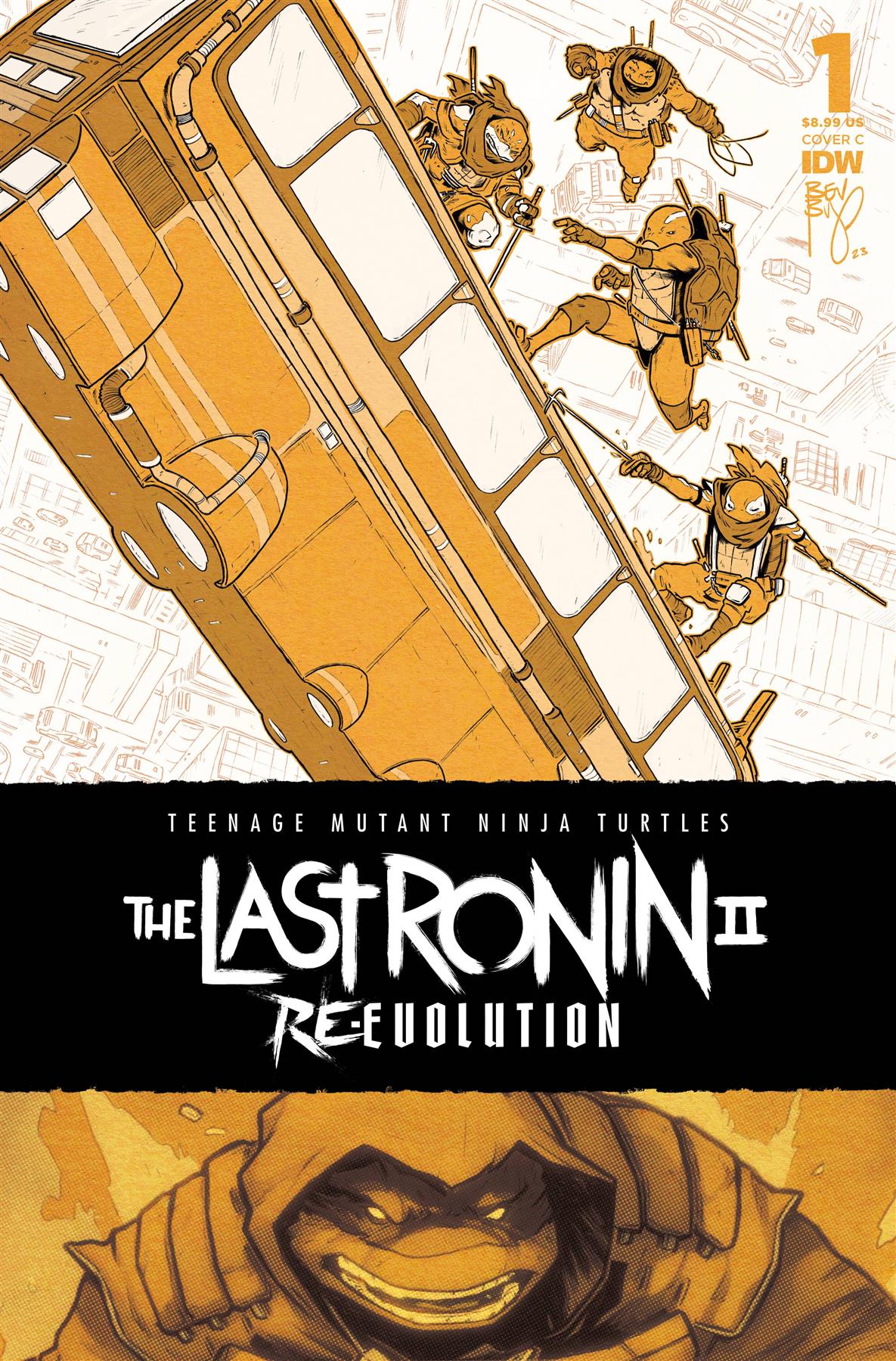 Tmnt The Last Ronin Ii Re Evolution #1 Cvr C Bishop (res) (m Idw-prh Comic Book