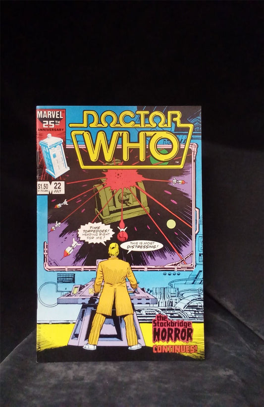 Doctor Who #22 1986 Marvel Comics Comic Book