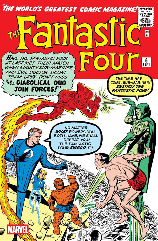 Fantastic Four #6 Facsimile Ed  Marvel Prh Comic Book 2025