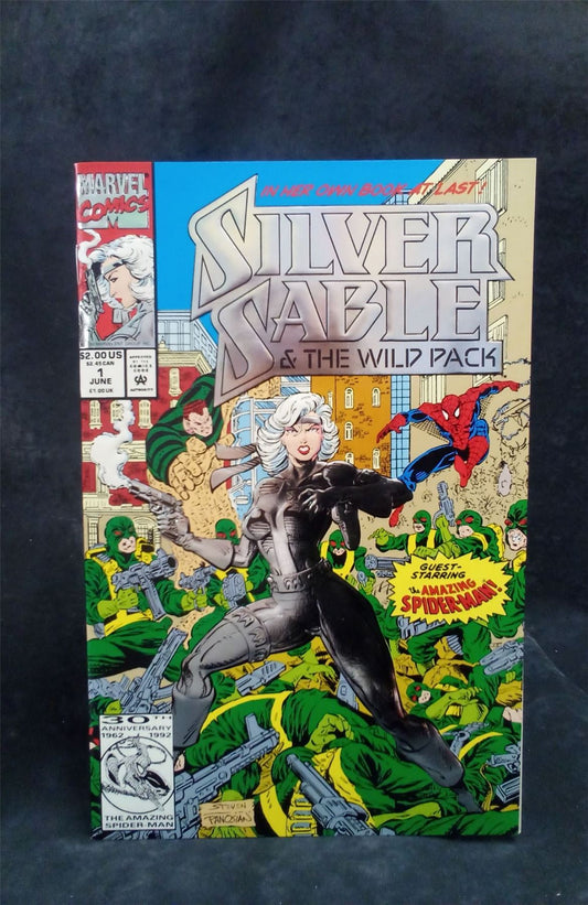 Silver Sable and the Wild Pack #1 1992 Marvel Comics Comic Book