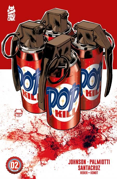 POP KILL #2 (OF 4) CVR A DAVE JOHNSON (MR)  Mad Cave Studios Comic Book 2025