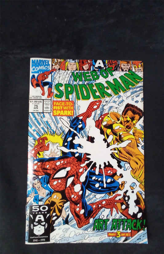 Web of Spider-Man #75 Direct Edition 1991 marvel Comic Book