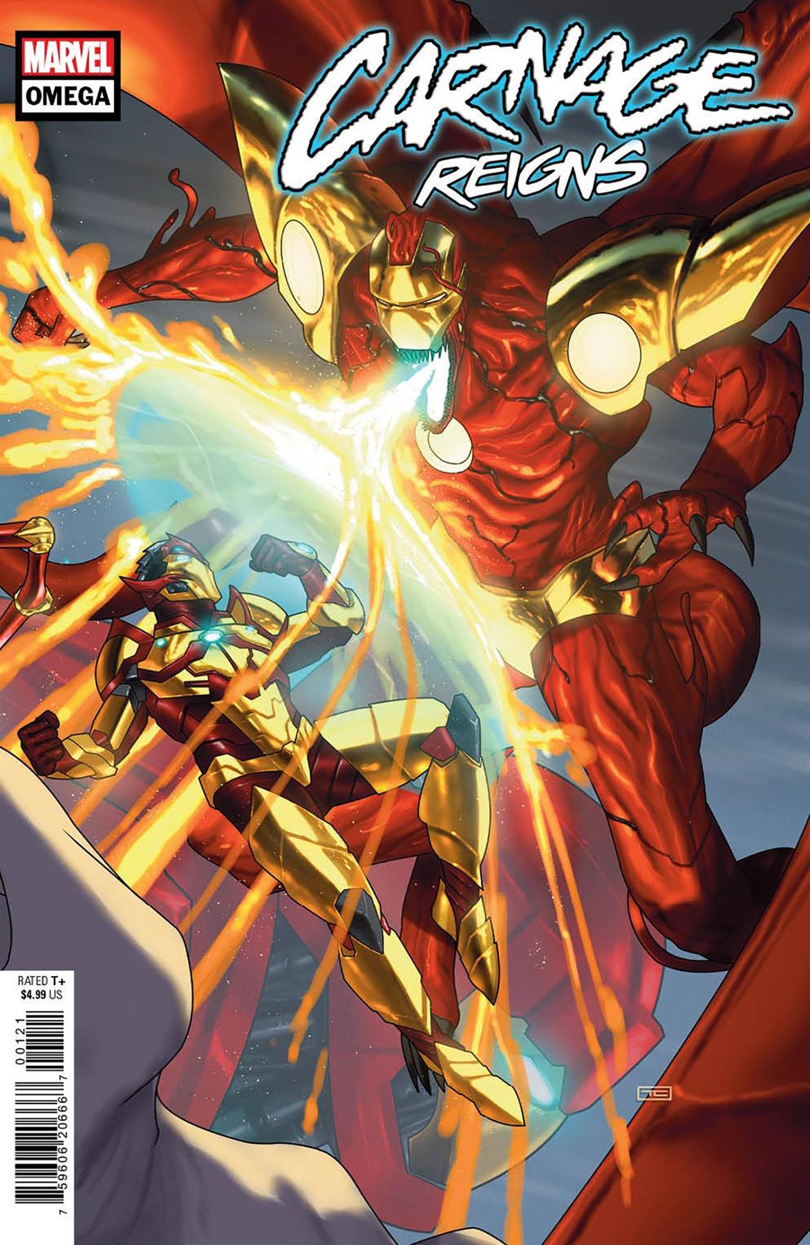 Carnage Reigns Omega #1 Taurin Clarke Connecting Var () Marvel Prh Comic Book 2023