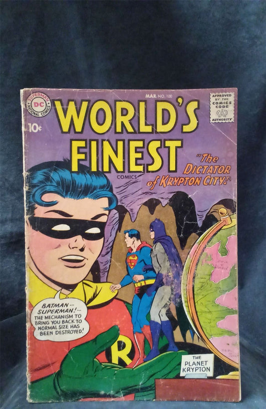 World&#039;s Finest Comics #100 1959 DC Comics Comic Book