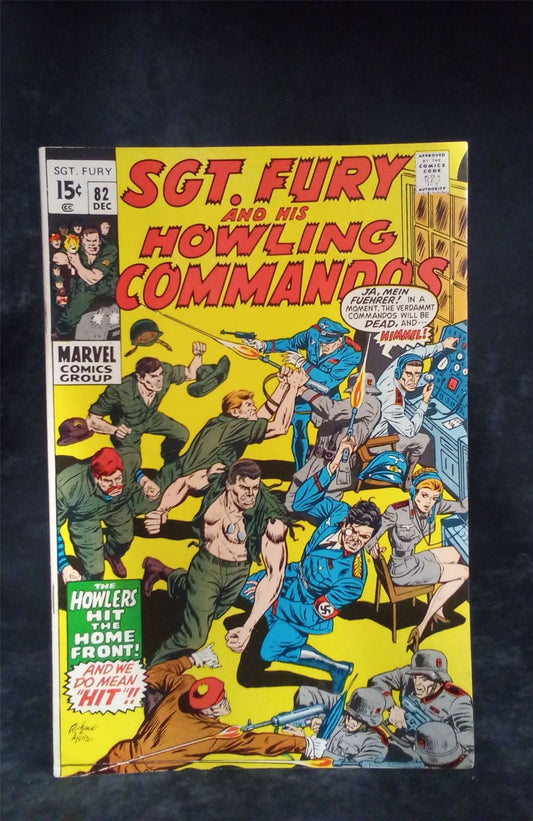 Sgt. Fury #82 1970 Marvel Comics Comic Book