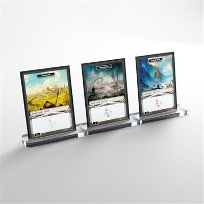 Gamegenic Premium Card Stands - Clear Acrylic  4 Pack