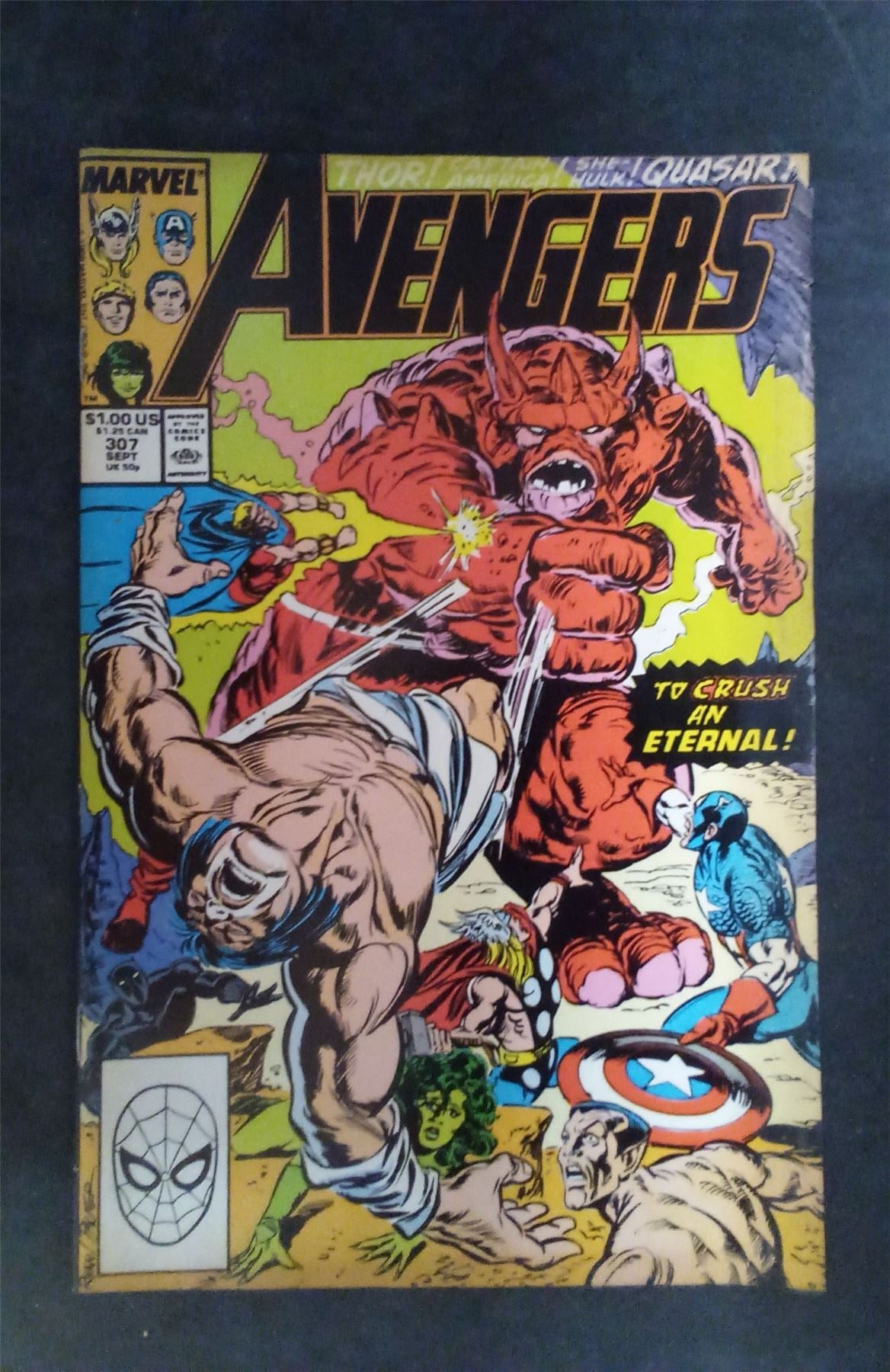 The Avengers #307 1989 marvel Comic Book