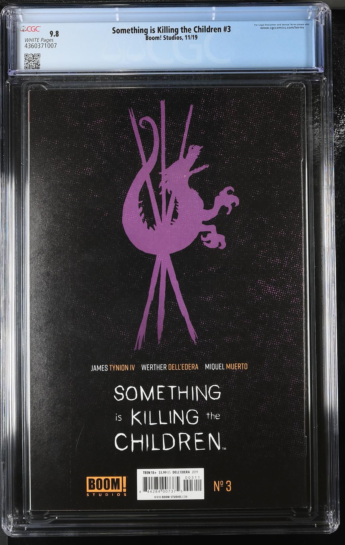 Something is Killing the Children #3 Boom! 2019 CGC 9.8 Graded Comic Book