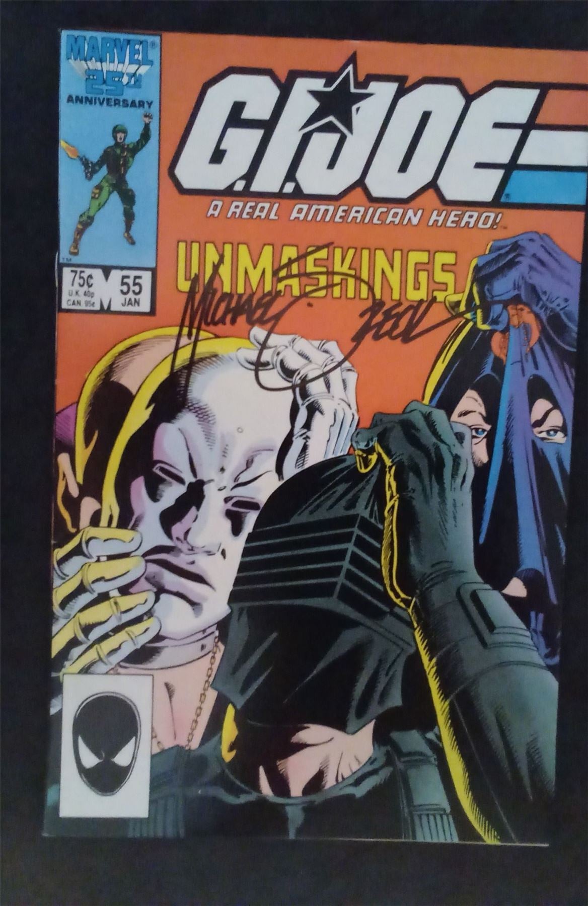 G.I. Joe: A Real American Hero #55 1987 marvel Comic Book