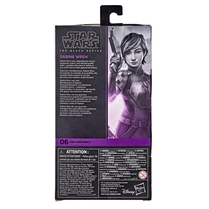 Sw Black Series Rebels 6in Sabine Wren Action Figure