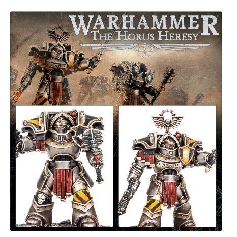 Warhammer: The Horus Heresy - Legiones Astartes Cataphractii Terminators w/Volkite Chargers and Power Mauls 31-144 by Games Workshop