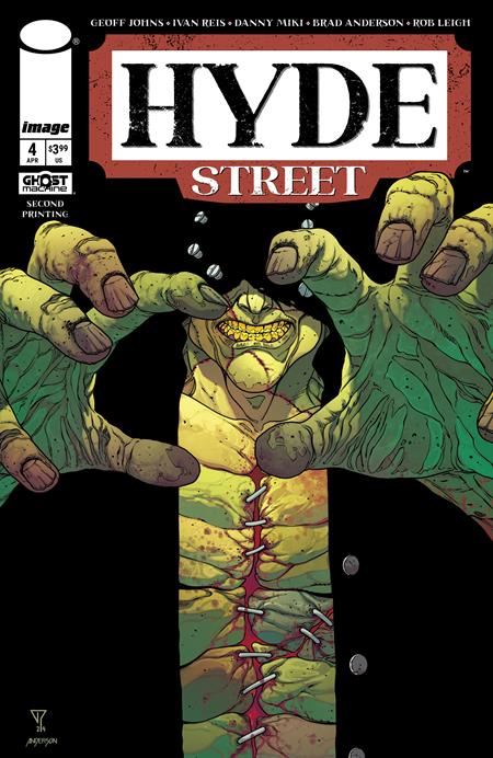 HYDE STREET #4 2ND PTG  Image Comics Comic Book 2025
