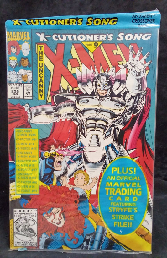 The Uncanny X-Men #296 *Sealed* w/ trading card 1993 Marvel Comics Comic Book