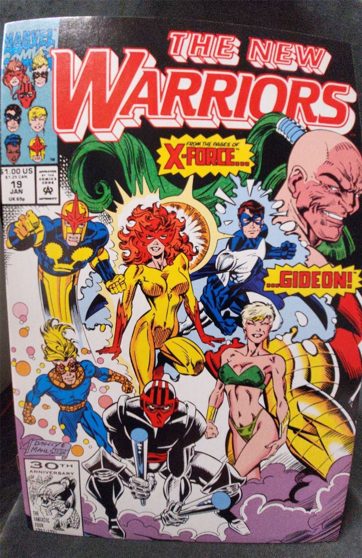 The New Warriors #19 1992 Marvel Comics Comic Book