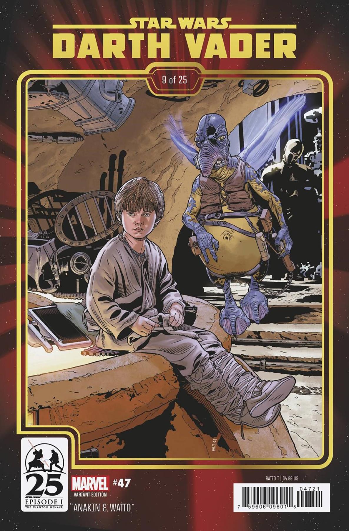 Star Wars Darth Vader #47 Phantom Menace 25th Ann Var (Phantom Menace 25th Ann Var) Marvel Prh Comic Book 2024