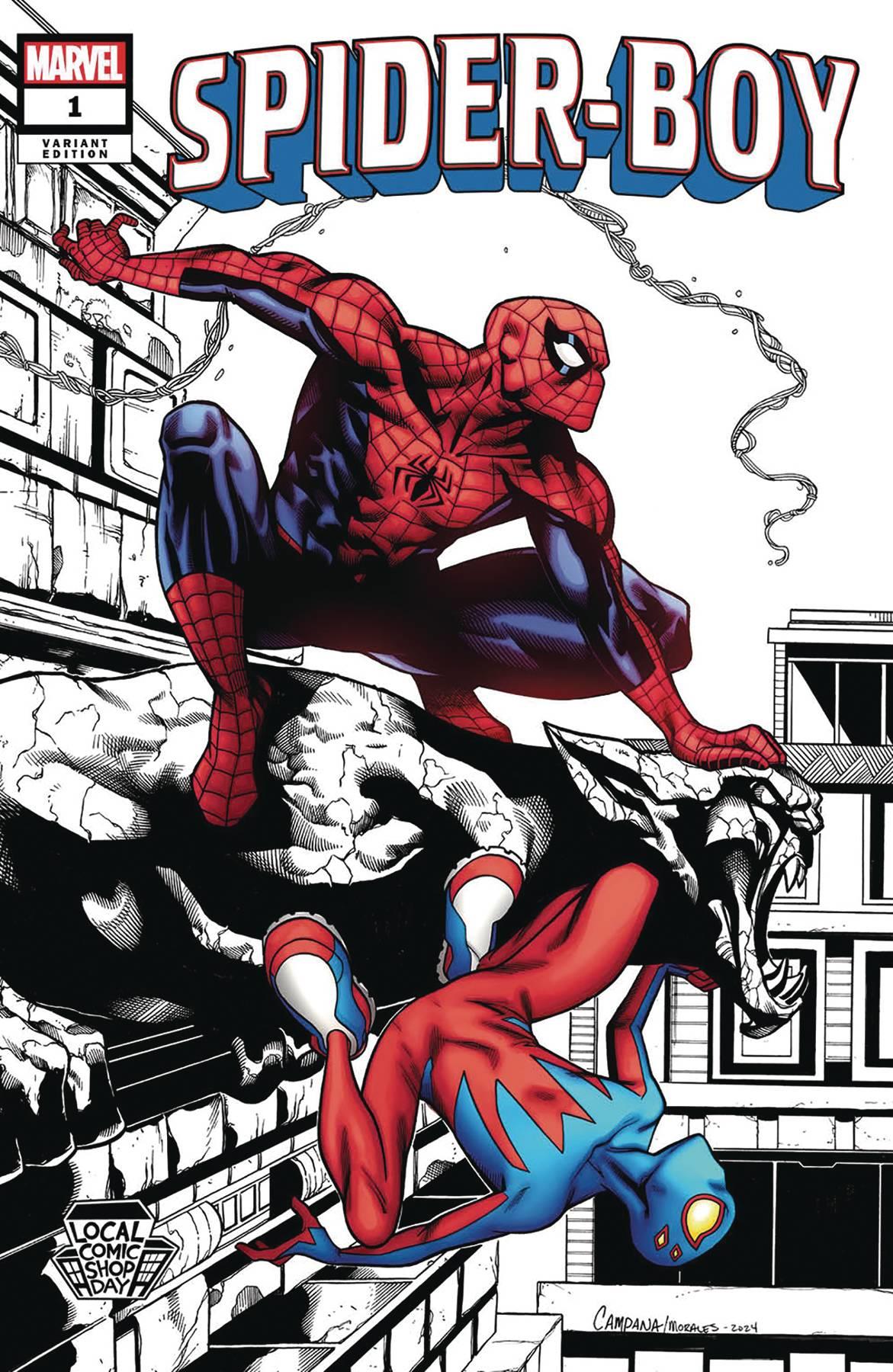 Lcsd 2023 Spider-boy #1 Chris Campana Var Marvel Prh Comic Book