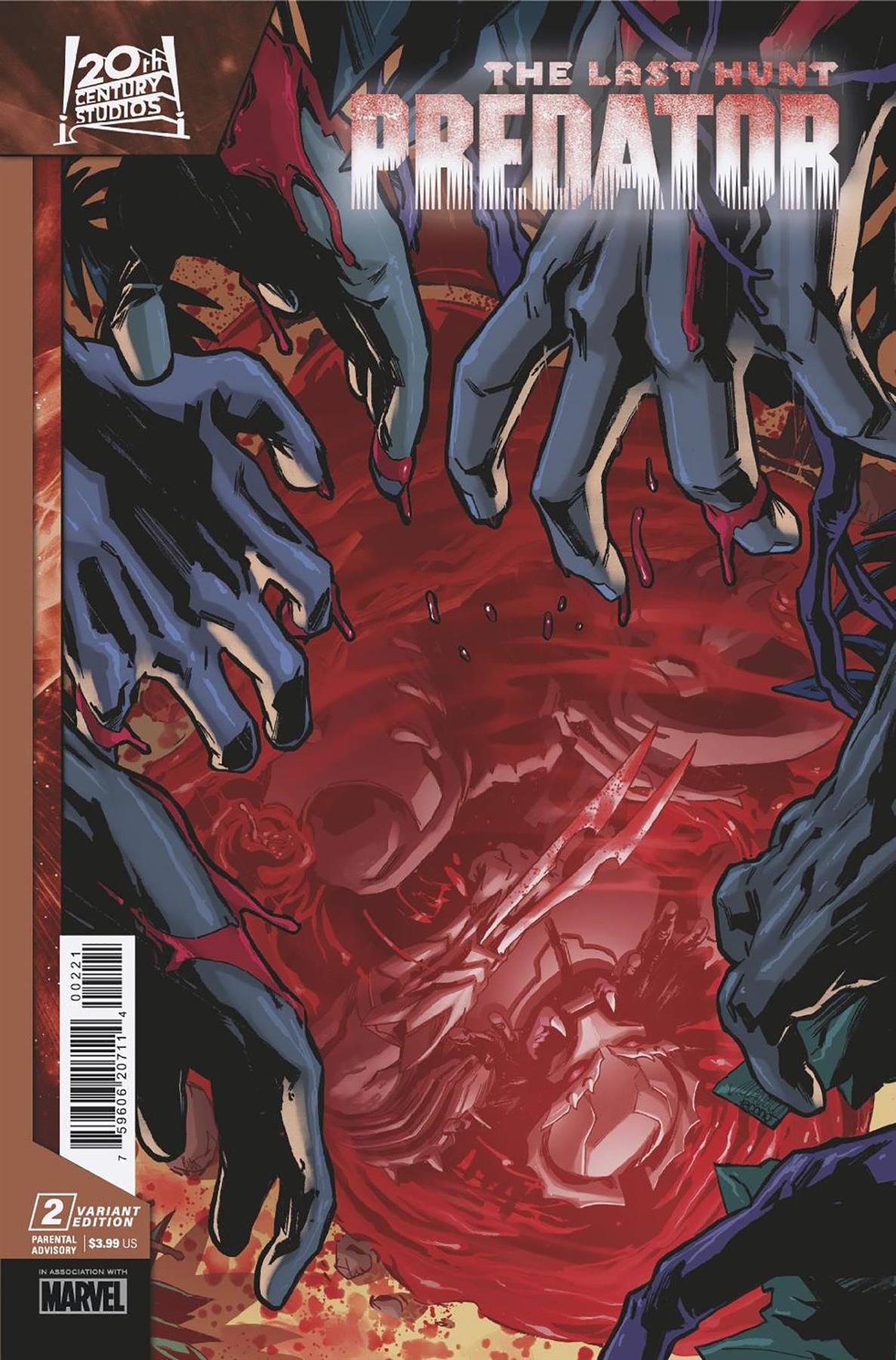 Predator Last Hunt #2 Paolo Villanelli Var (Paolo Villanelli Var) Marvel Prh Comic Book 2024