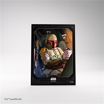 Star Wars Unlimited Premium Art Sleeve Boba Fett 60 Standard By Gamegenic