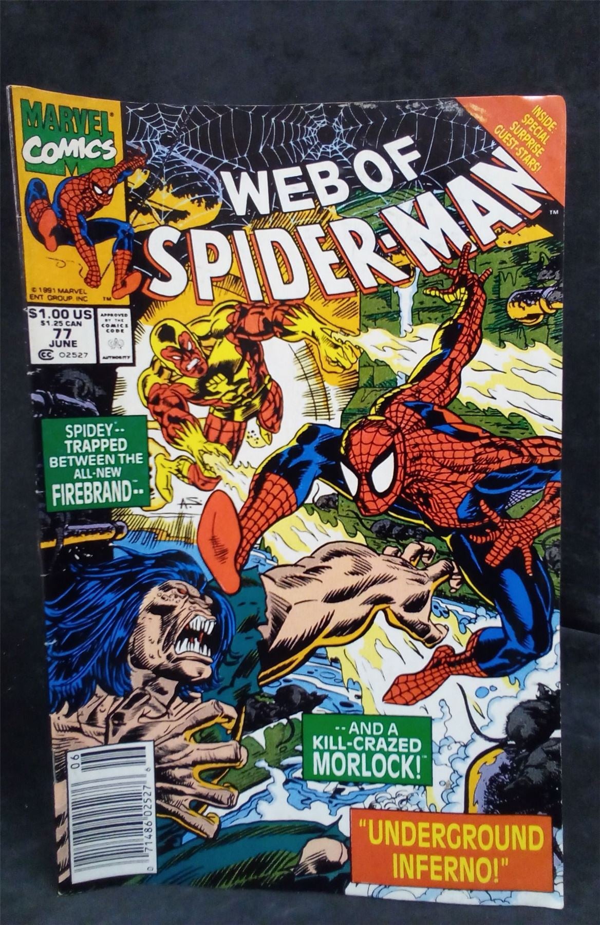 Web of Spider-Man #77 1991 Marvel Comics Comic Book
