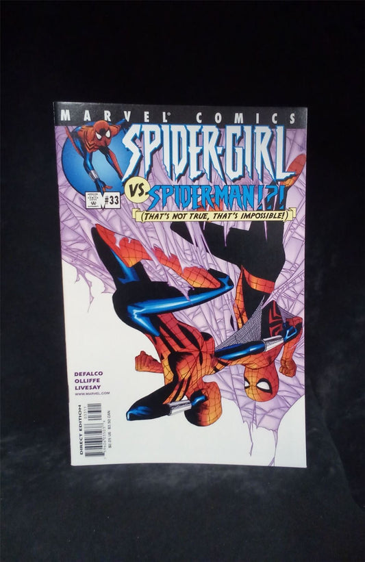 Spider-Girl #33 2001 Marvel Comics Comic Book