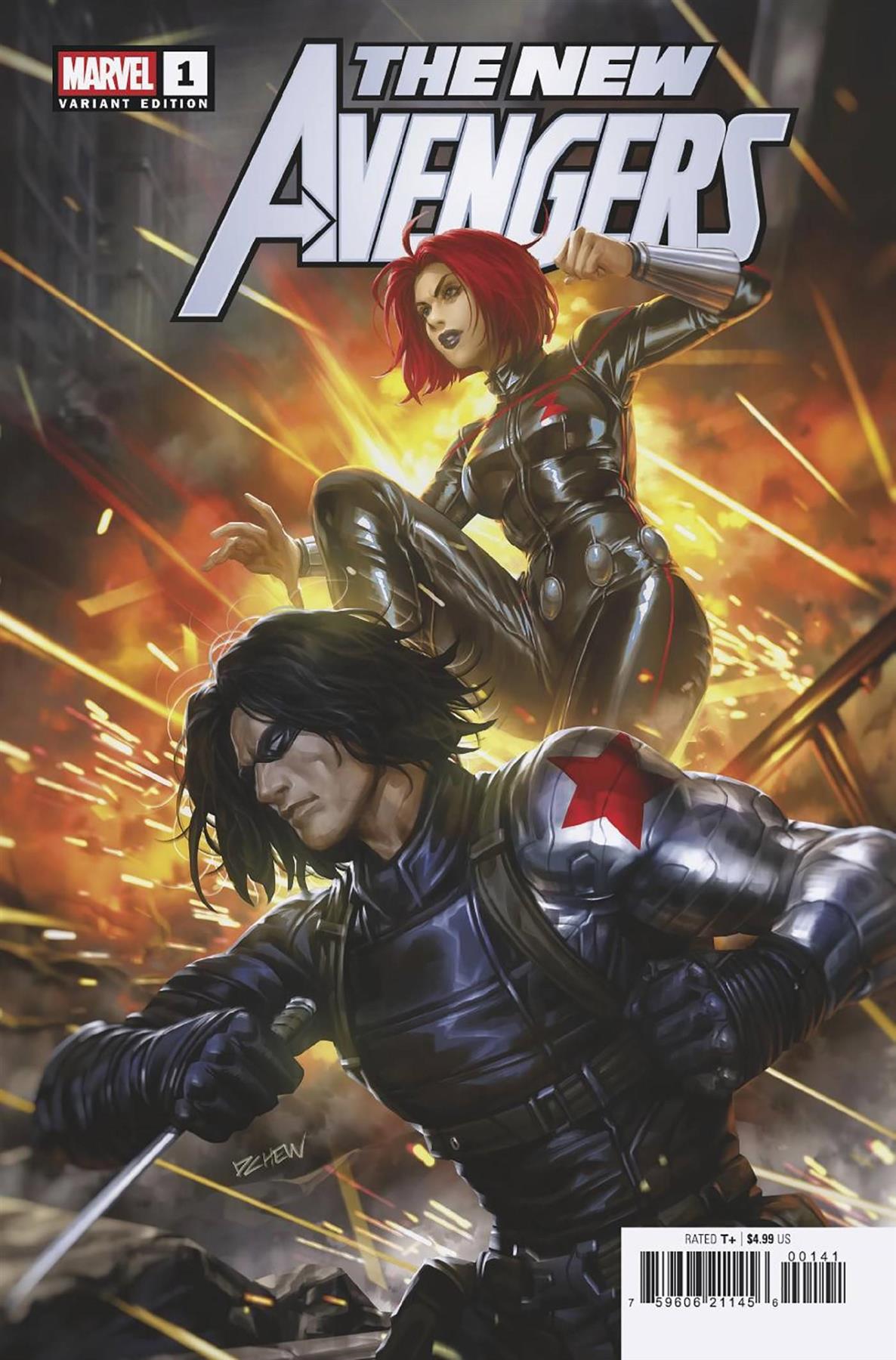New Avengers #1 Derrick Chew Character Var A Derrick Chew Character Var A Marvel Prh Comic Book 2025