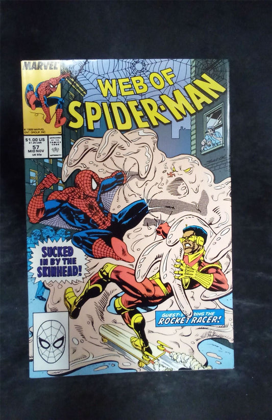 Web of Spider-Man #57 1989 Marvel Comics Comic Book