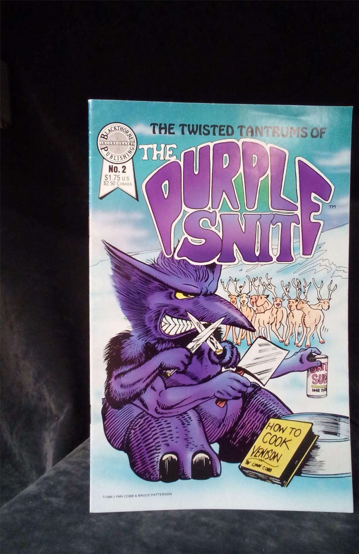 Twisted Tantrums Of The Purple Snit #2 1986 blackthorne Comic Book