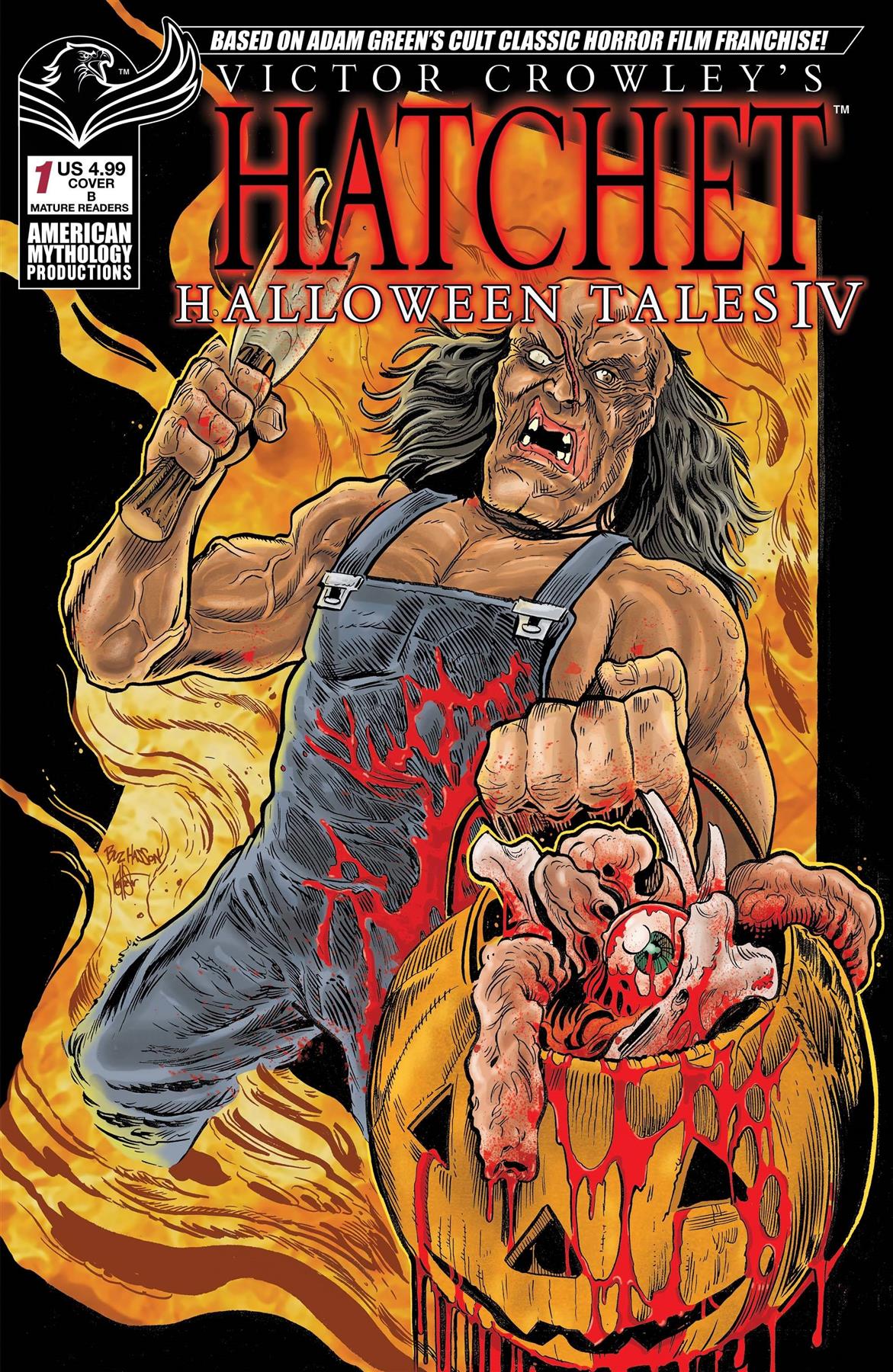 Victor Crowley Hatchet Halloween Tales Iv #1 Cvr B (mr) American Mythology Productions Comic Book