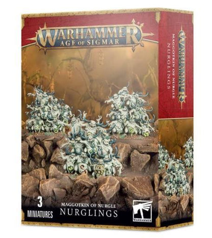 Warhammer Age of Sigmar- Maggotkin of Nurgle Nurglings 97-18 by Games Workshop