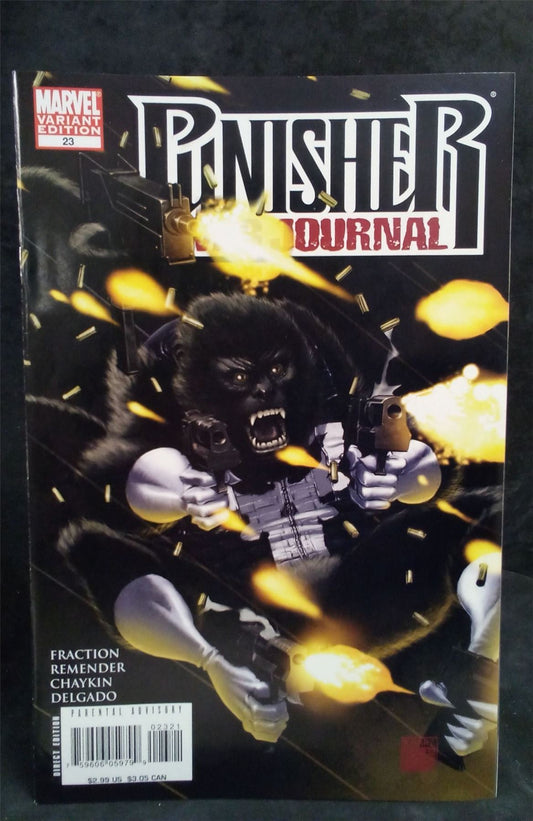 Punisher War Journal #23 Monkey Cover 2008 Marvel Comics Comic Book