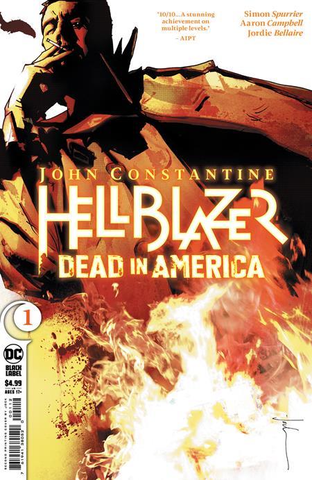 John Constantine Hellblazer Dead In America #1 Second Printing DC Comics Comic Book