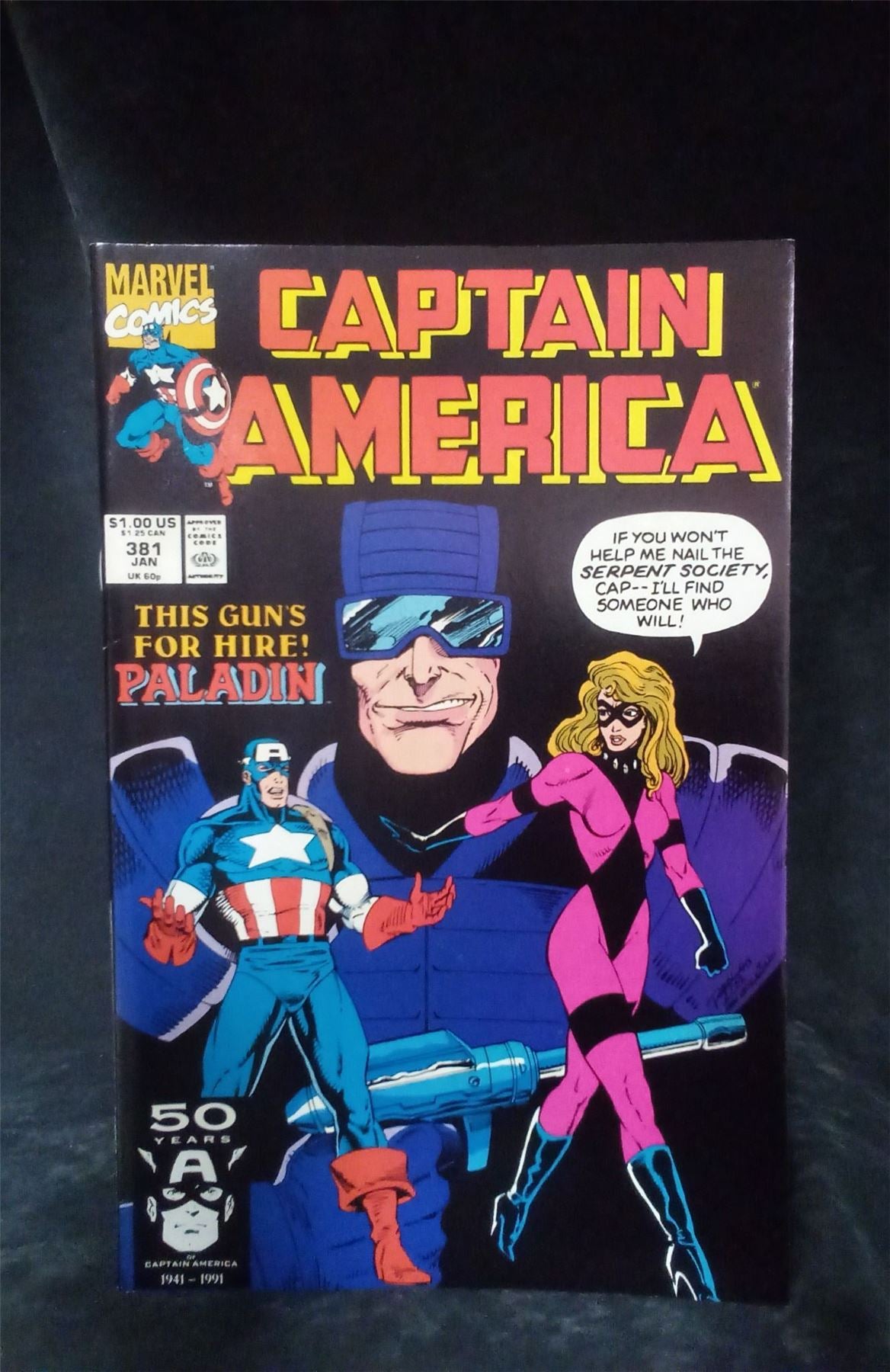Captain America #381 1991 Marvel Comic Book