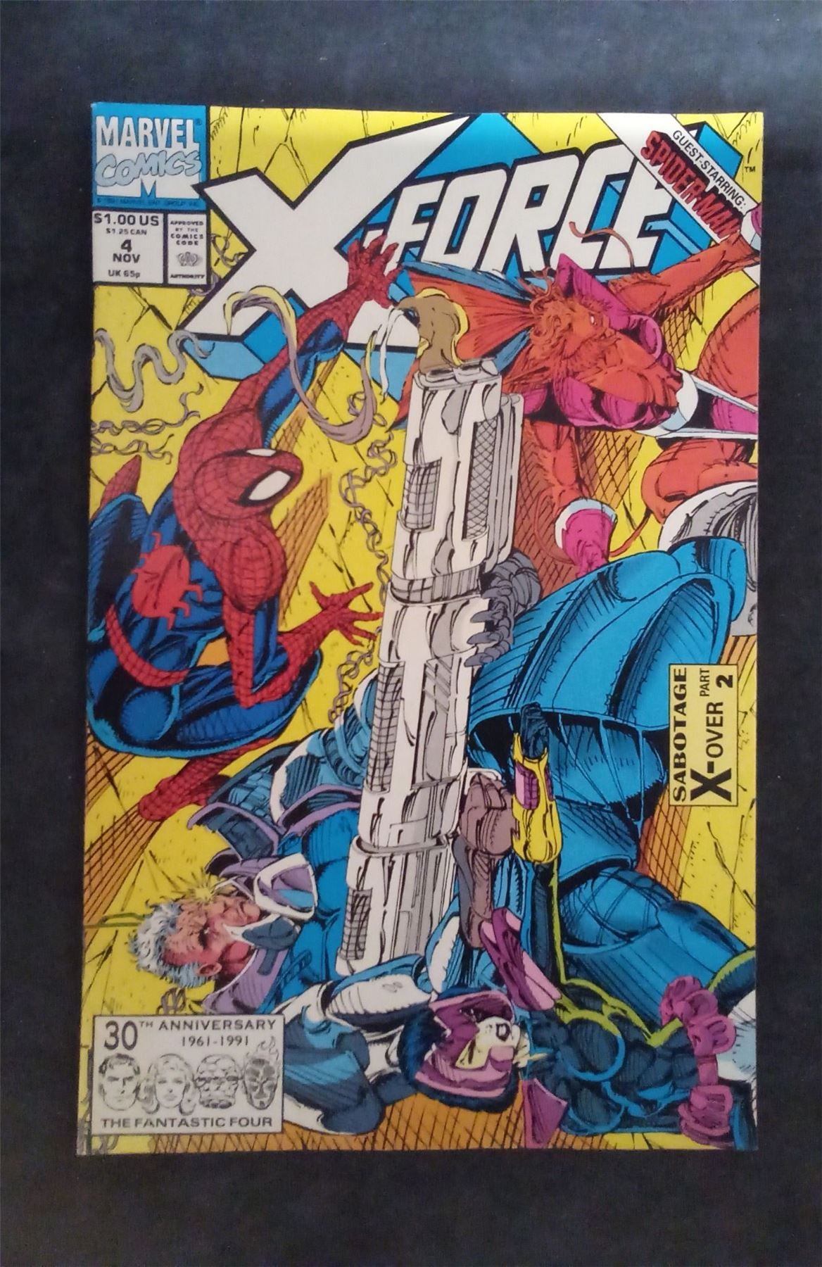 X-Force #4 1991 marvel Comic Book