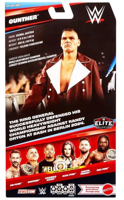WWE Elite Collection Series 121: Gunther Action Figure by Mattel