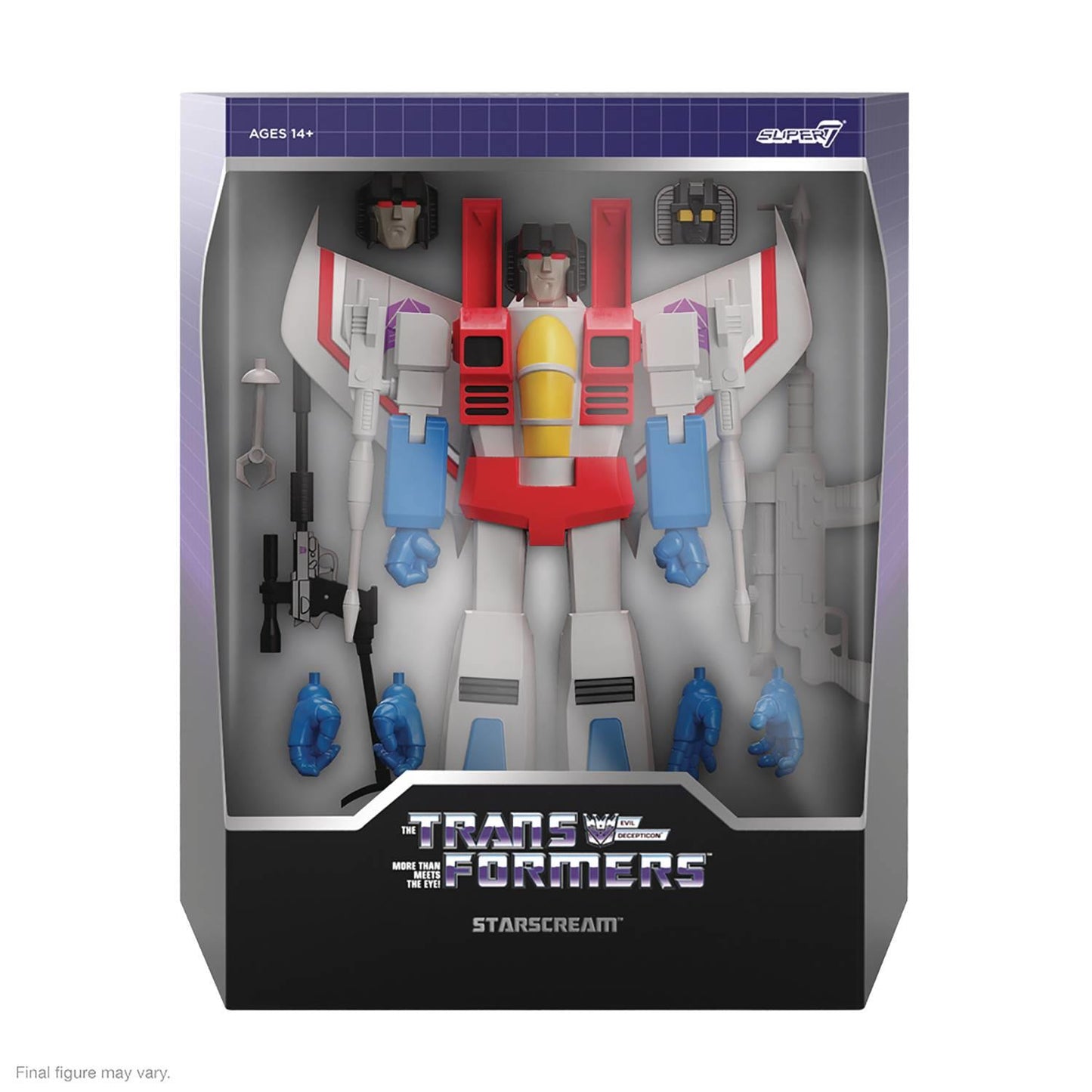 Transformers Ultimates W4 Starscream Action Figure Super 7