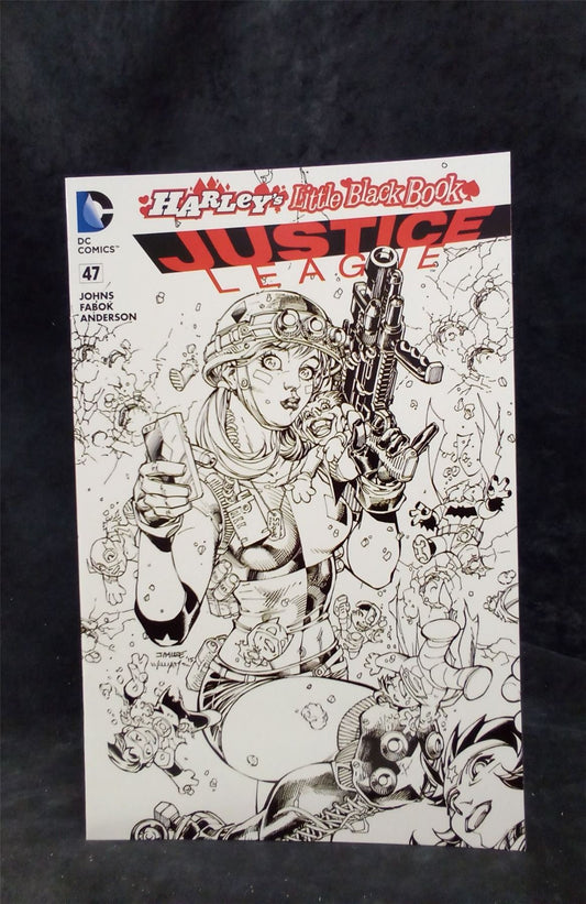 Justice League #47 Lee Inked Cover 2016 DC Comics Comic Book