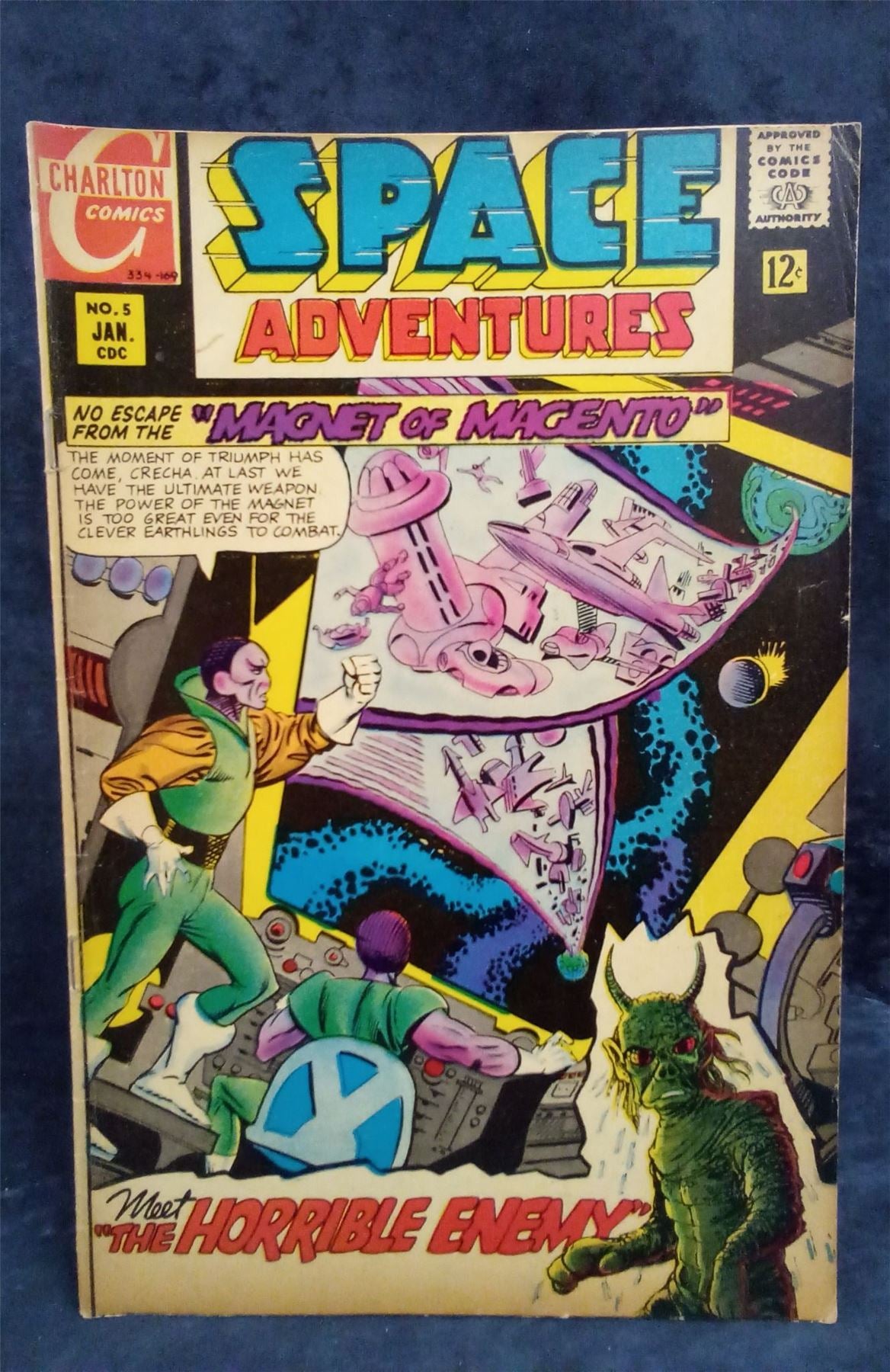 Space Adventures #5 1969 charlton Comic Book