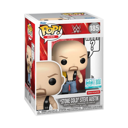 Funko POP WWE Steve Austin (What?) #185 Entertainment Earth Exclusive Vinyl Figure
